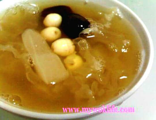 Snow fungus dessert