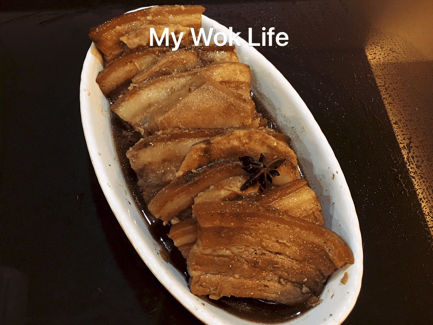My Wok Life Cooking Blog - Kou Rou with Taro Yam (芋头扣肉) -