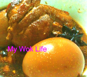 Braised pork and eggs