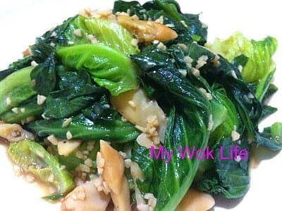 Stir fried baby kailan