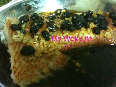 Steamed fish with black bean paste