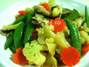 Mixed vegetables stir fry