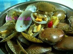 stir fried clams