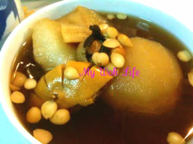 doubled boiled Snow pear soup