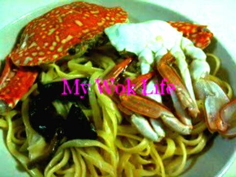 Flower Crab Linguine Pasta