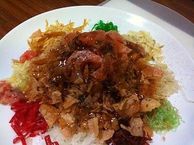 Yusheng Lo Hei Salad