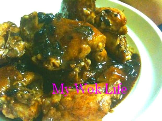 Chicken in Black Bean and Soy Bean Paste