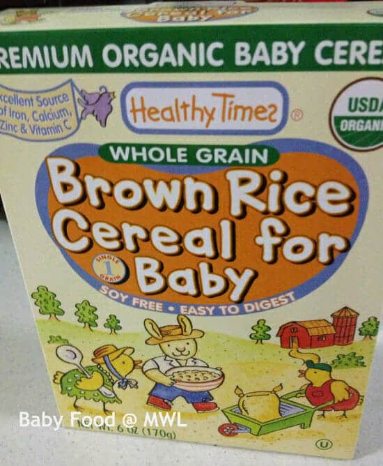 My Wok Life Cooking Blog - Organic Baby Rice Cereal -
