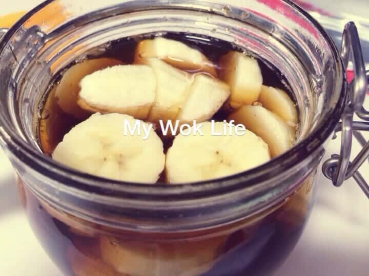 My Wok Life Cooking Blog - Banana Vinegar (香蕉醋） -