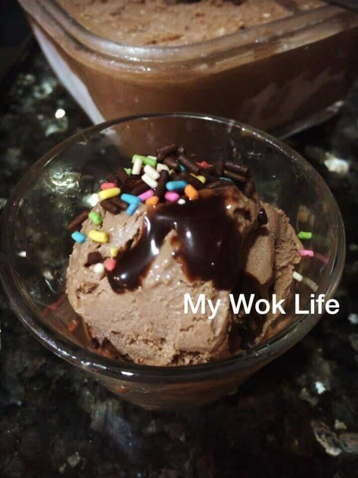 My Wok Life Cooking Blog - Handmade Chocolate Ice Cream -