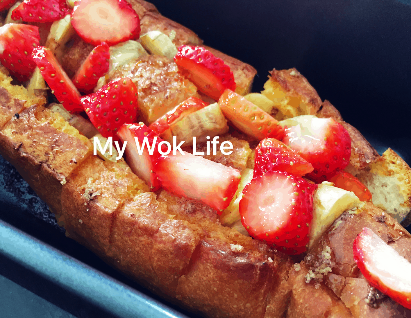 My Wok Life Cooking Blog - Baked (Pull-Apart) Orange French Toast -