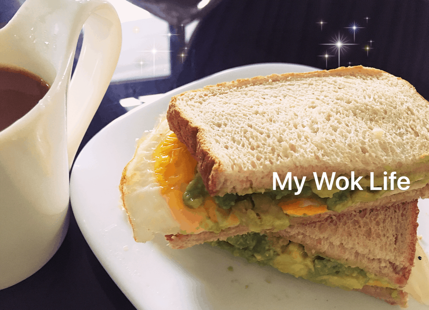 My Wok Life Cooking Blog Grilled Fried Egg Sandwich With Creamy Avocado (Air-Fried)