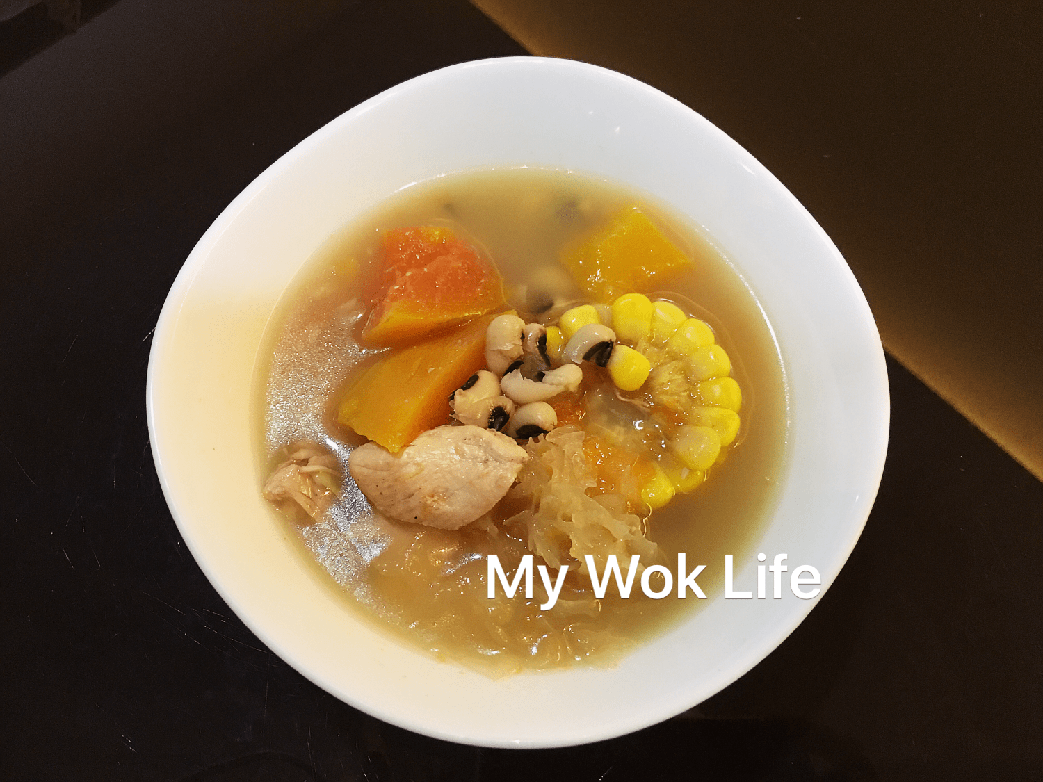 My Wok Life Cooking Blog - Light Papaya Soup -
