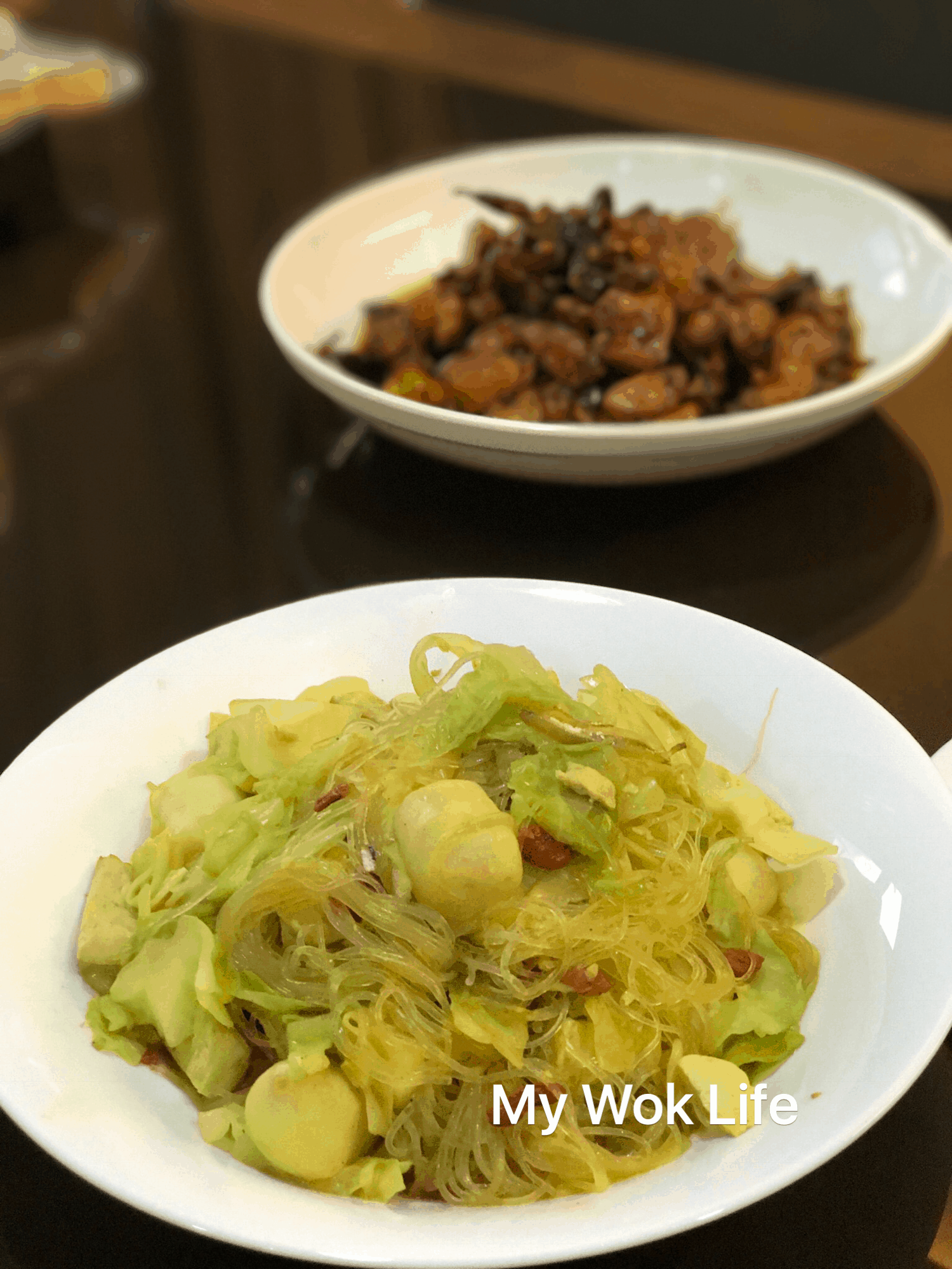 My Wok Life Cooking Blog Stir Fried Cabbage & Tang Hoon (Glass Noodle) For Weight Loss