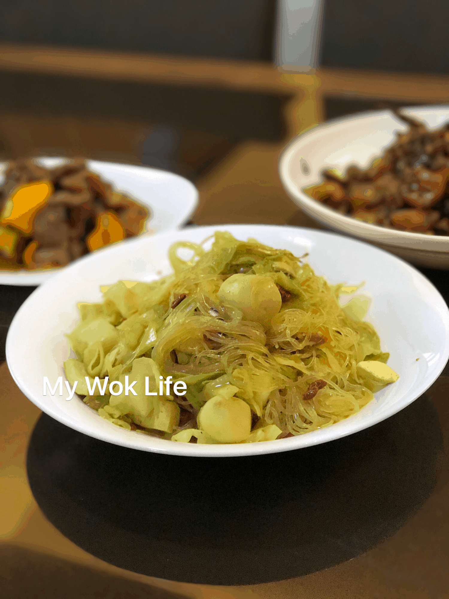 My Wok Life Cooking Blog Stir Fried Cabbage & Tang Hoon (Glass Noodle) For Weight Loss