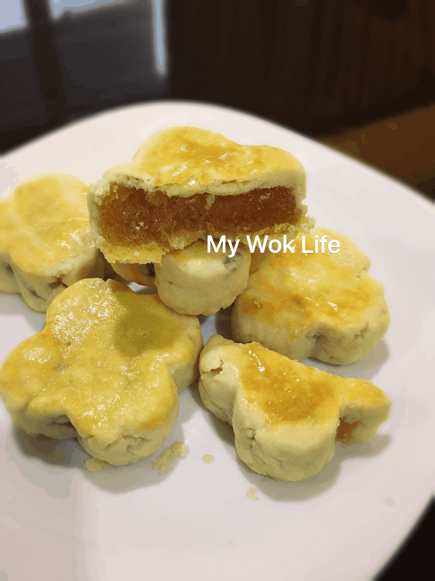 My Wok Life Cooking Blog Bird Nest Pineapple Cakes (燕窝黄梨酥)