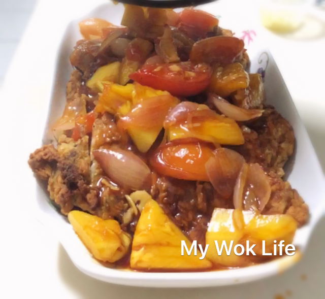 My Wok Life Cooking Blog - Hainanese Pork Chop (海南猪排) -