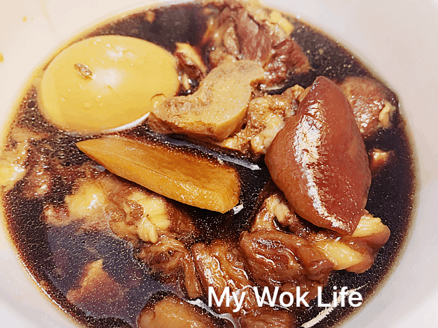 My Wok Life Cooking Blog Simple & Delicious Pork Trotter in Black Vinegar (简易＆美味猪脚醋)