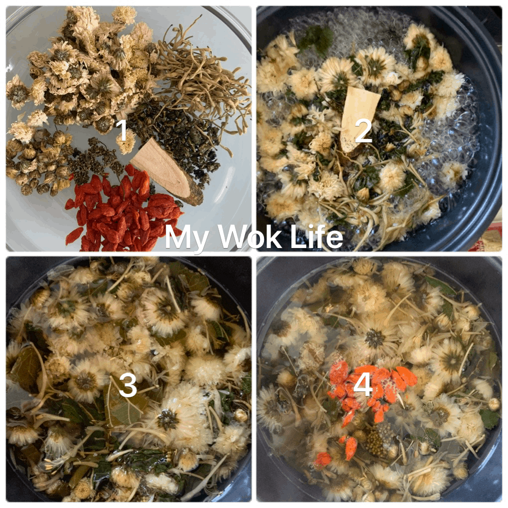 My Wok Life Cooking Blog - Clear Lung Detox Tea (清肺解热茶) -