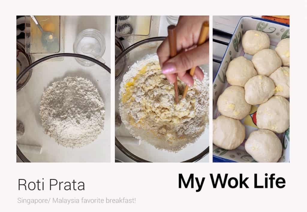My Wok Life Cooking Blog - Roti Prata Recipe (印度煎饼) -