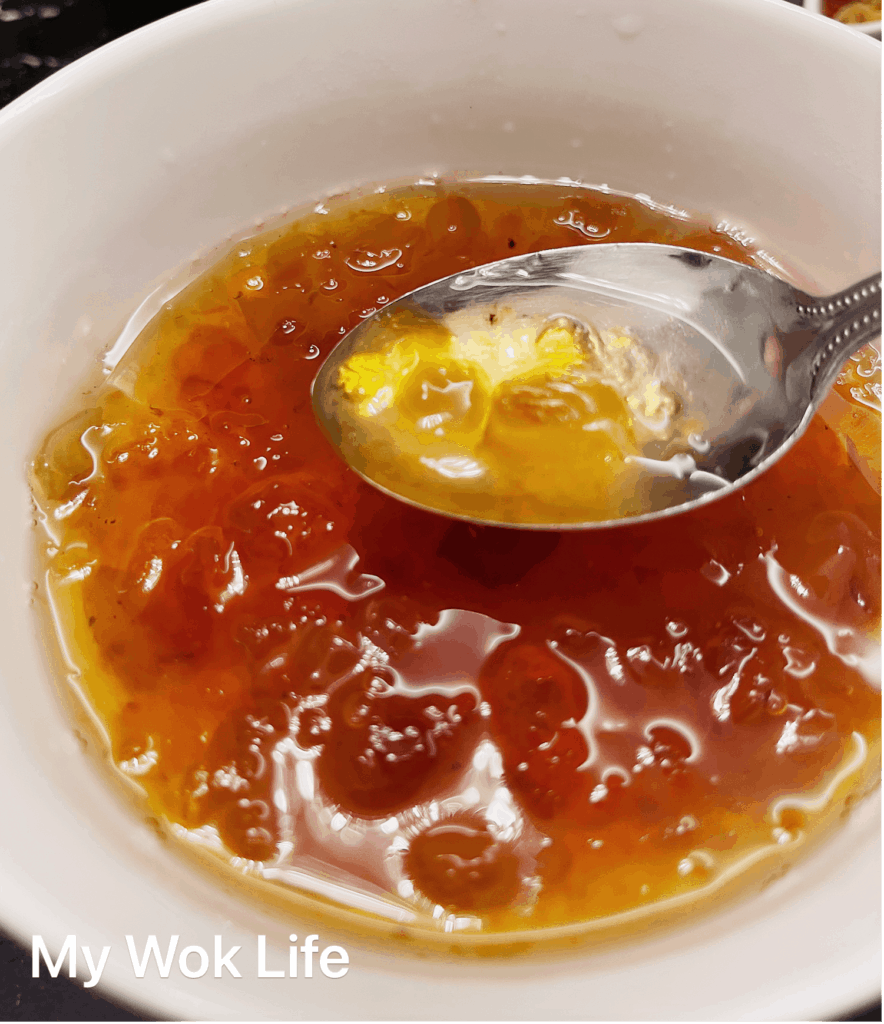 My Wok Life Cooking Blog Easy Peach Gum & Snow Lotus Seed Dessert Soup Recipe (桃胶雪莲子糖水)