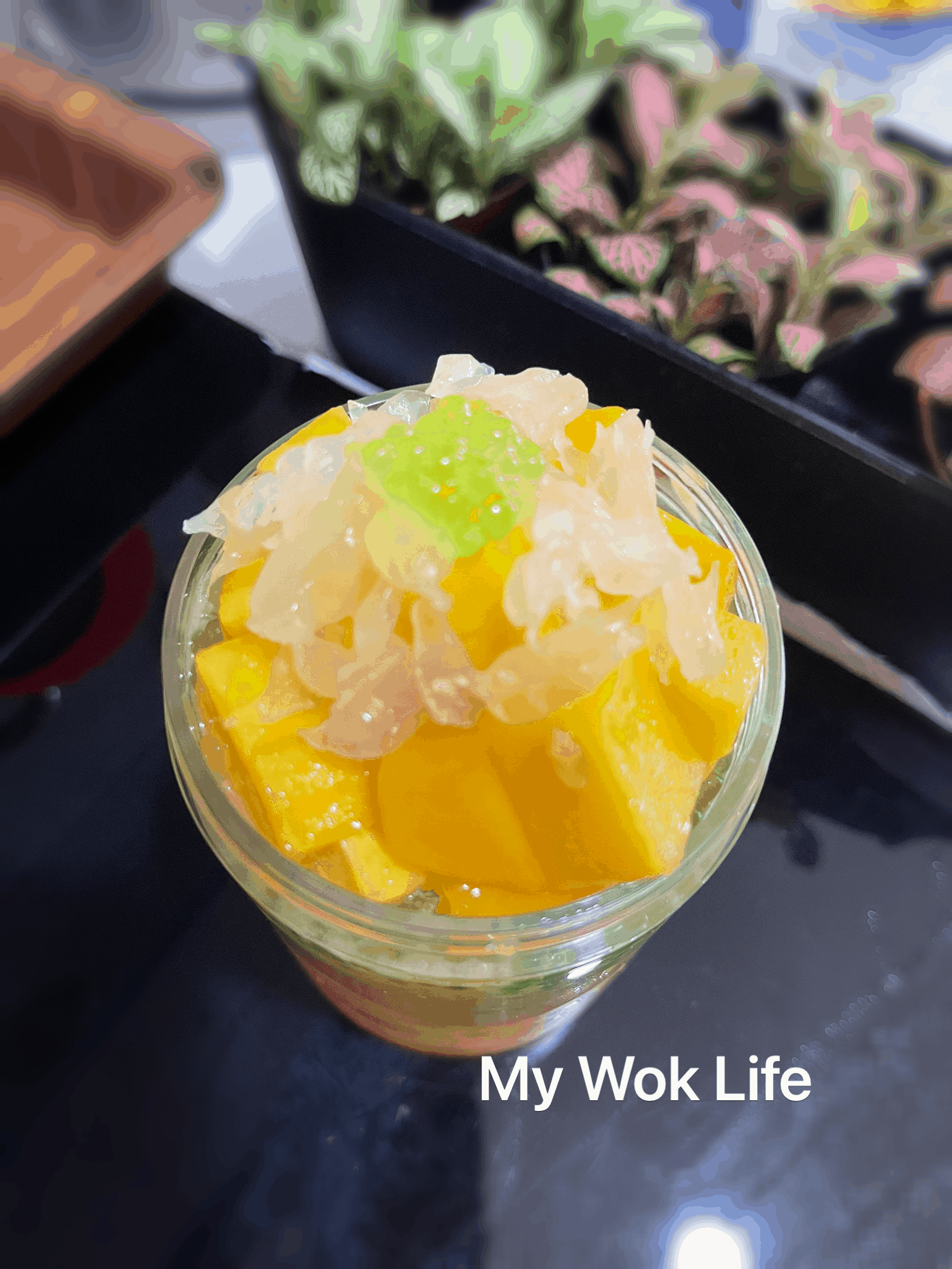 My Wok Life Cooking Blog - Easy Mango Sago Pomelo in Jar (简易罐装芒果西米露) -