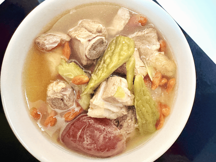 My Wok Life Cooking Blog Healthy Bitter Gourd, Apple & Pork Rib Chinese Soup (清热降火凉瓜苹果汤) 