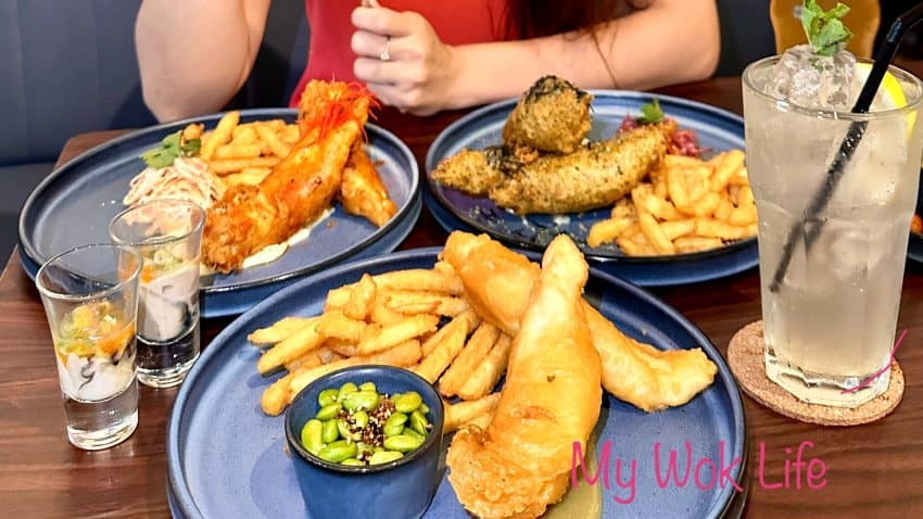 My Wok Life Cooking Blog A Culinary Delight: Frying Fish Club Gastrobar's Unforgettable Fish and Chips Experience