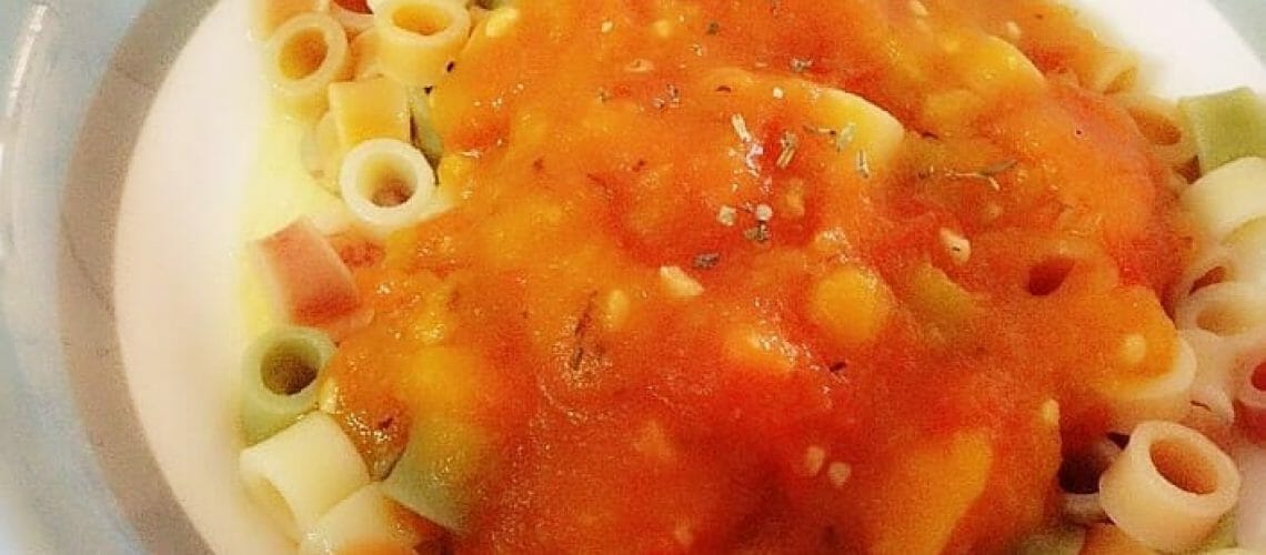 Baby Pasta with Homemade Organic Sauce My Wok Life