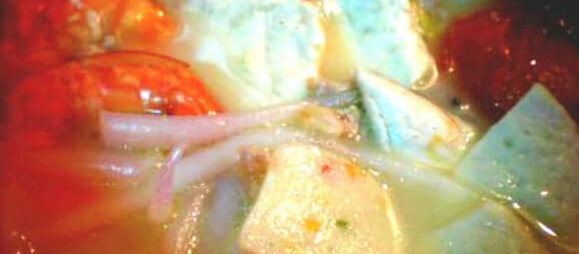 Seafood Mee Tai Muk Soup