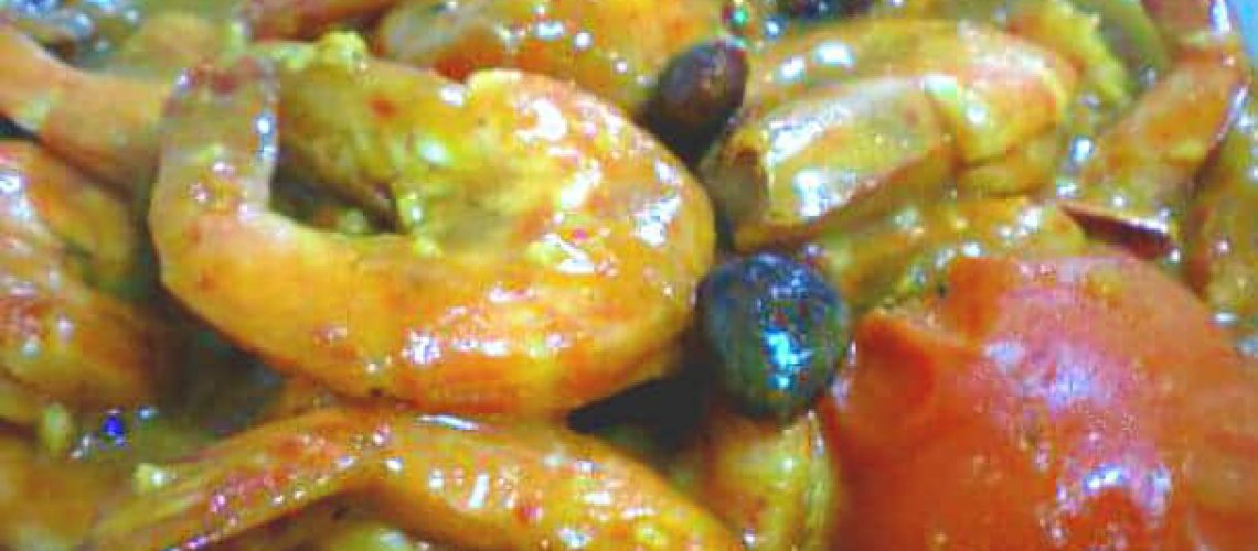 Prawn in Spicy Assam sauce
