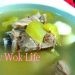 salted vegetable and tofu soup