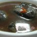 Black chicken soup